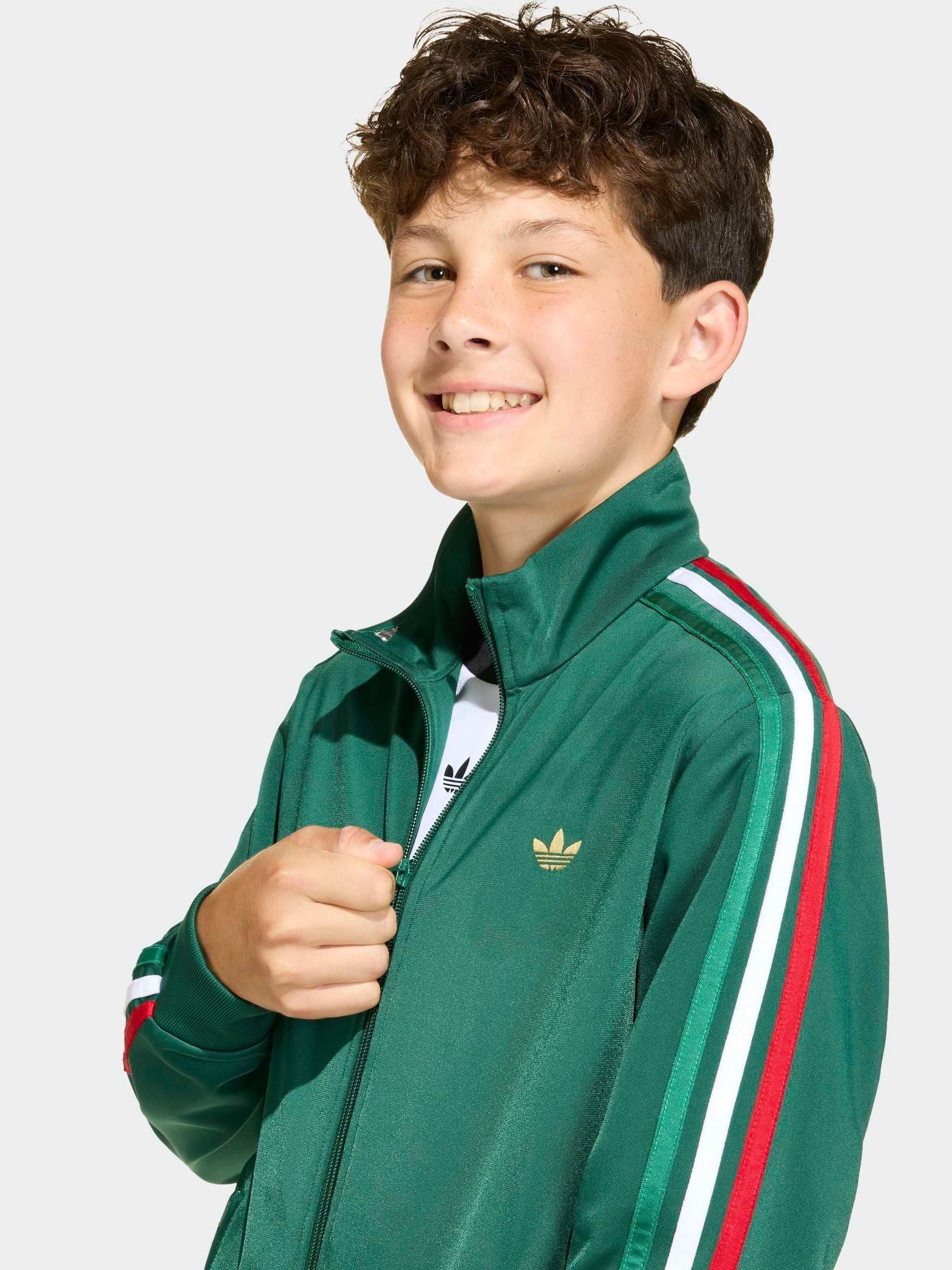 Dsiney Kidz - adidas originals Green Firebird Oversized Jacket image 5