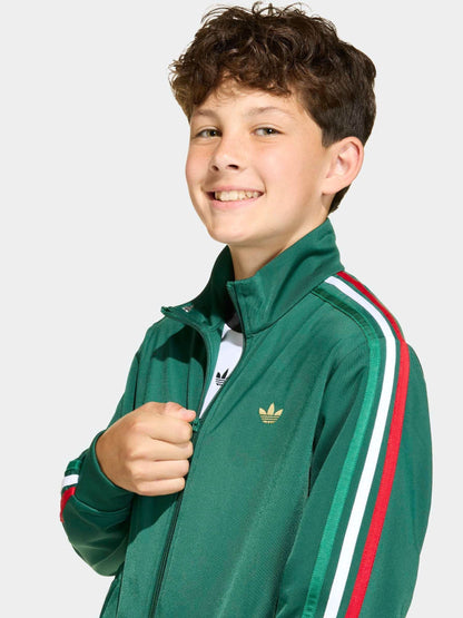 Dsiney Kidz - adidas originals Green Firebird Oversized Jacket image 5