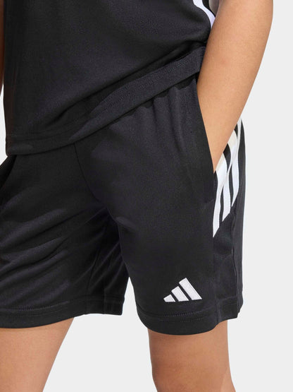 Dsiney Kidz - adidas Black Tiro Essentials Little Kids Top  and Shorts Set image 5