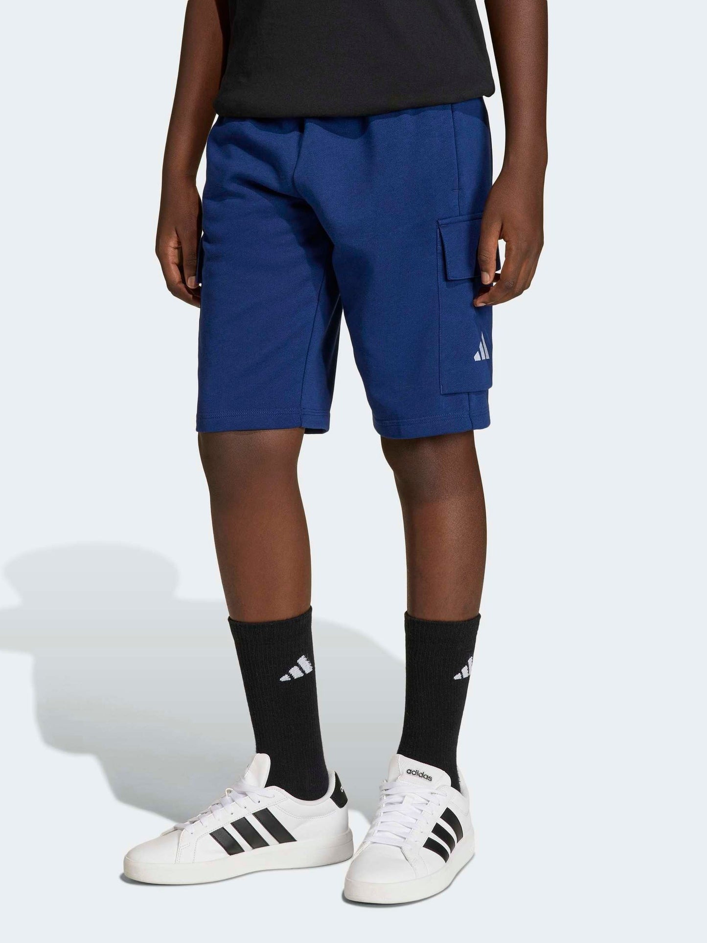 Dsiney Kidz - adidas Blue Essentials Kids Cargo Shorts image 1