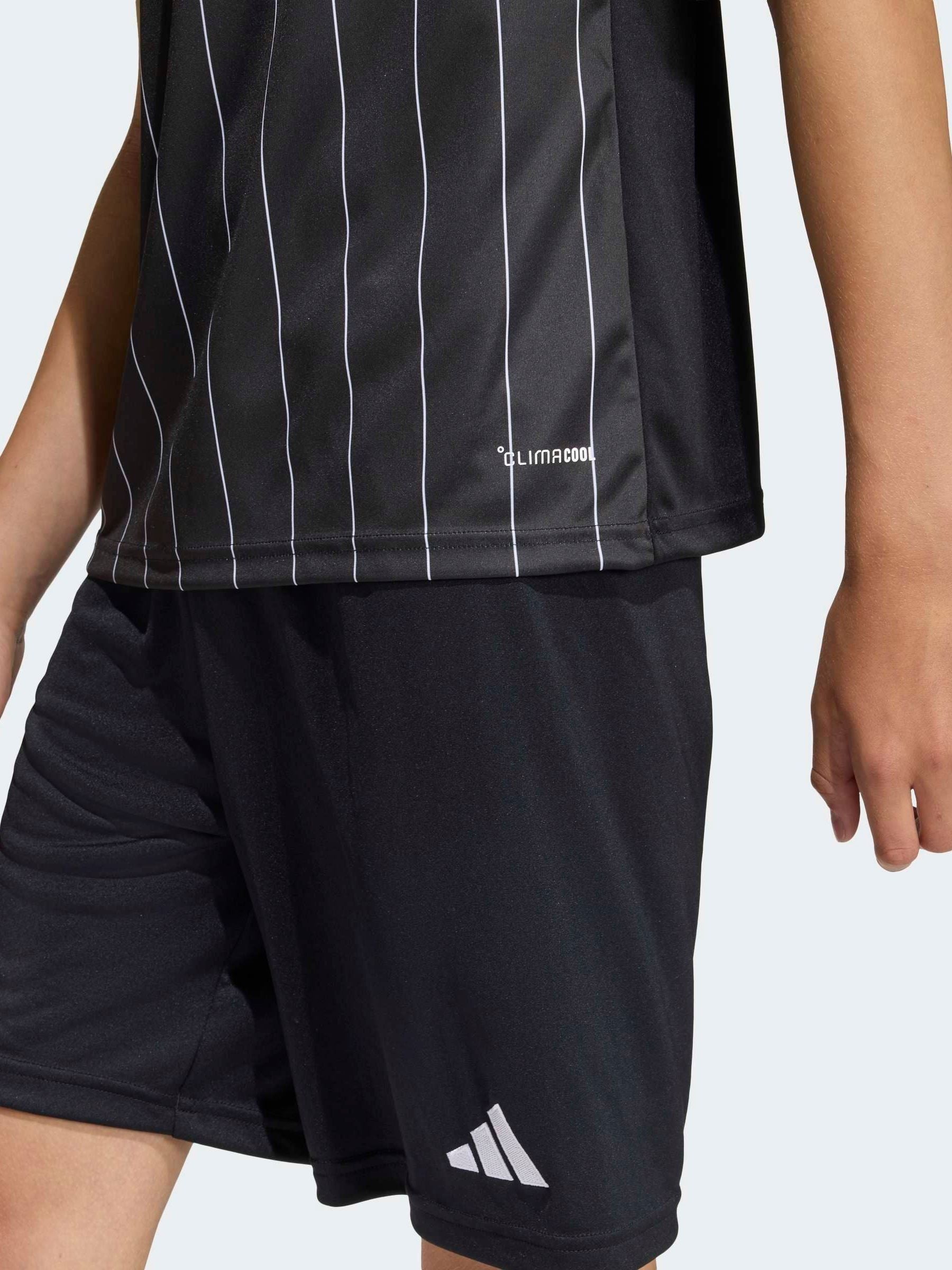 Dsiney Kidz - adidas Black Entrada 26 Stripe Jersey image 5