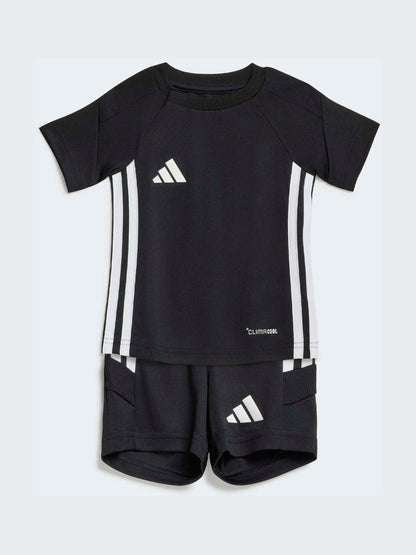 adidas Black Tiro Essentials Top and Shorts Infant Set image 1