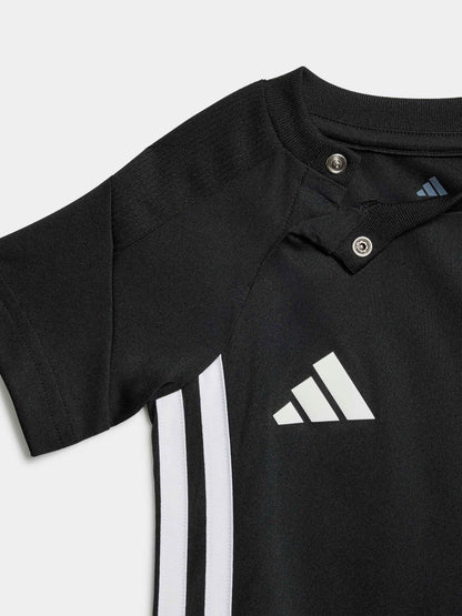 adidas Black Tiro Essentials Top and Shorts Infant Set image 5