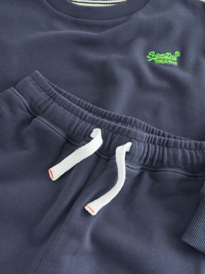 Superdry Blue/Yellow Sweat Top & Joggers Set image 10