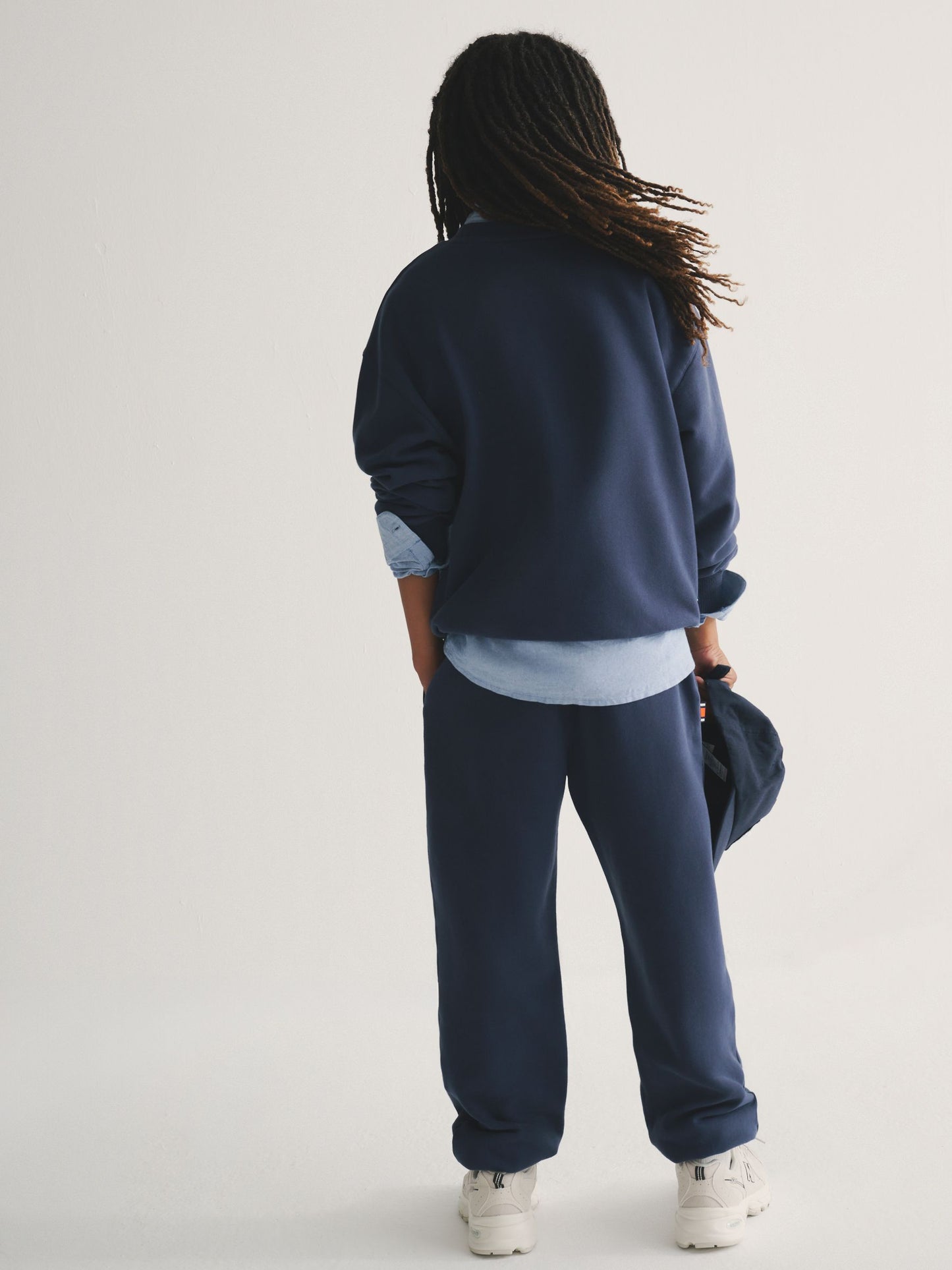 Superdry Blue/Yellow Sweat Top & Joggers Set image 5
