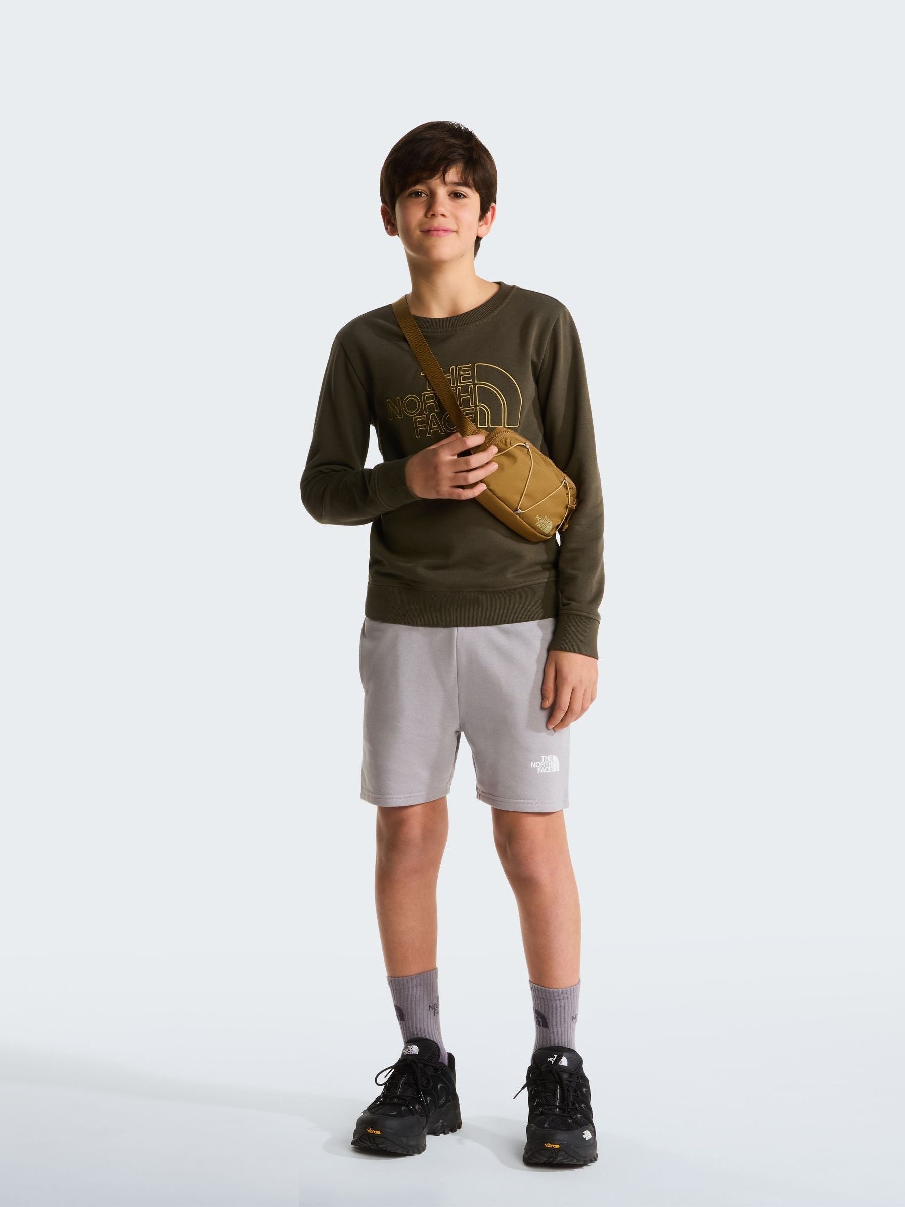 Dsiney Kidz - The North Face Grey Teen Simple Dome Light Regular Shorts image 4