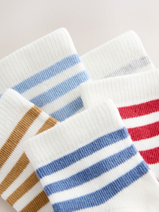 Blue/White Socks 5 pack image 3