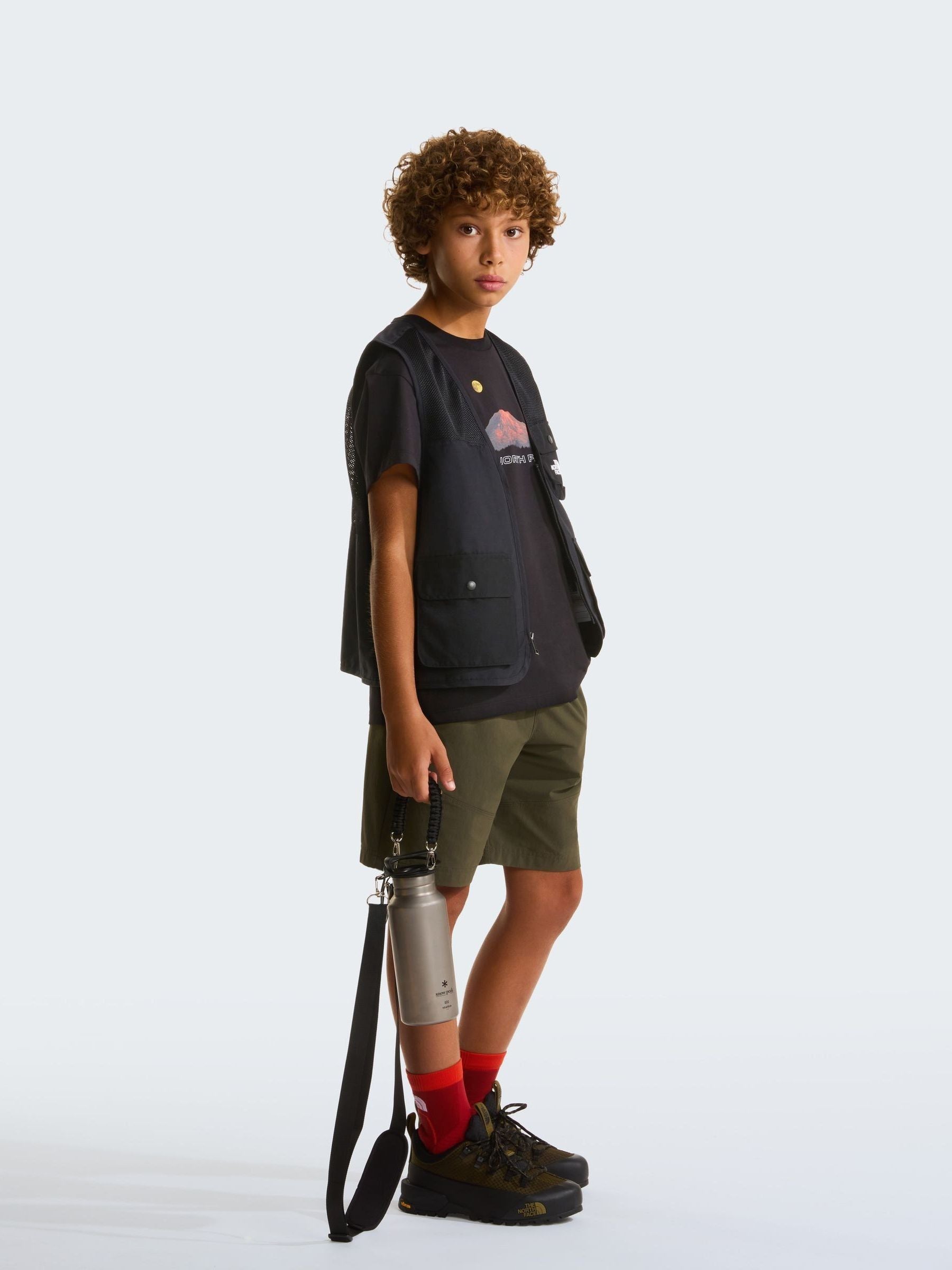 The North Face Black Boys Mountain Back Graphic T-Shirt image 3