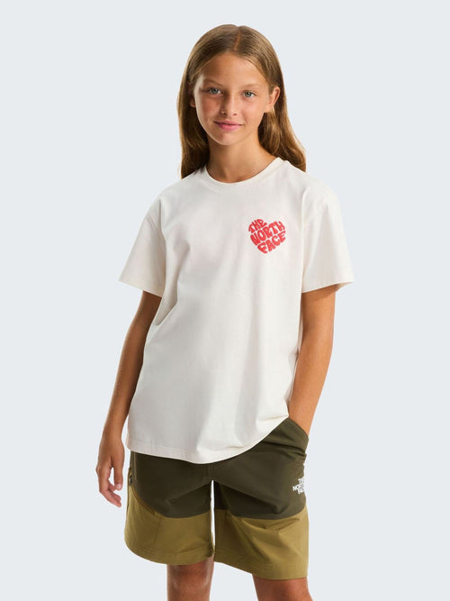 The North Face White Girls Proud Print T-Shirt image 1