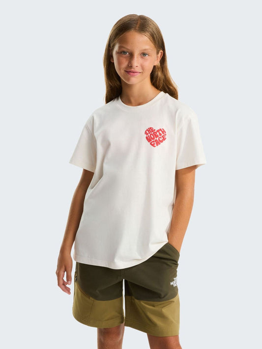 The North Face White Girls Proud Print T-Shirt image 1