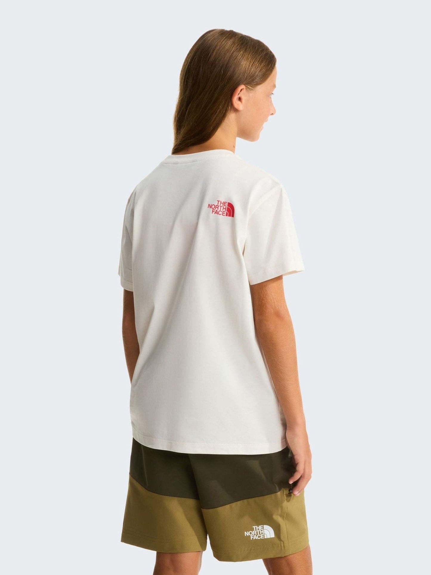 The North Face White Girls Proud Print T-Shirt image 2