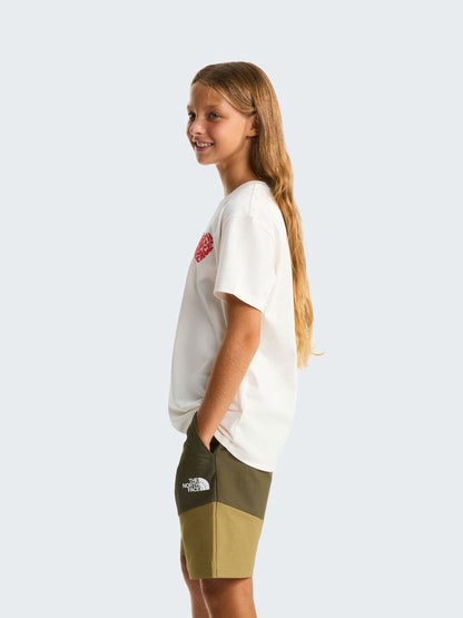 The North Face White Girls Proud Print T-Shirt image 4