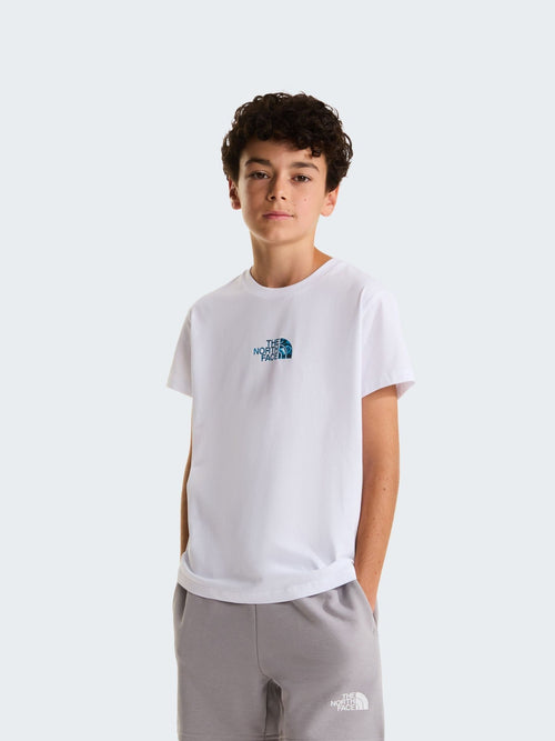 The North Face White Liquid Logo Graphic Relaxed T-Shirt image 1