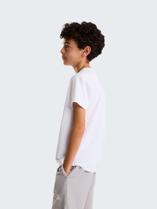 The North Face White Liquid Logo Graphic Relaxed T-Shirt image 2