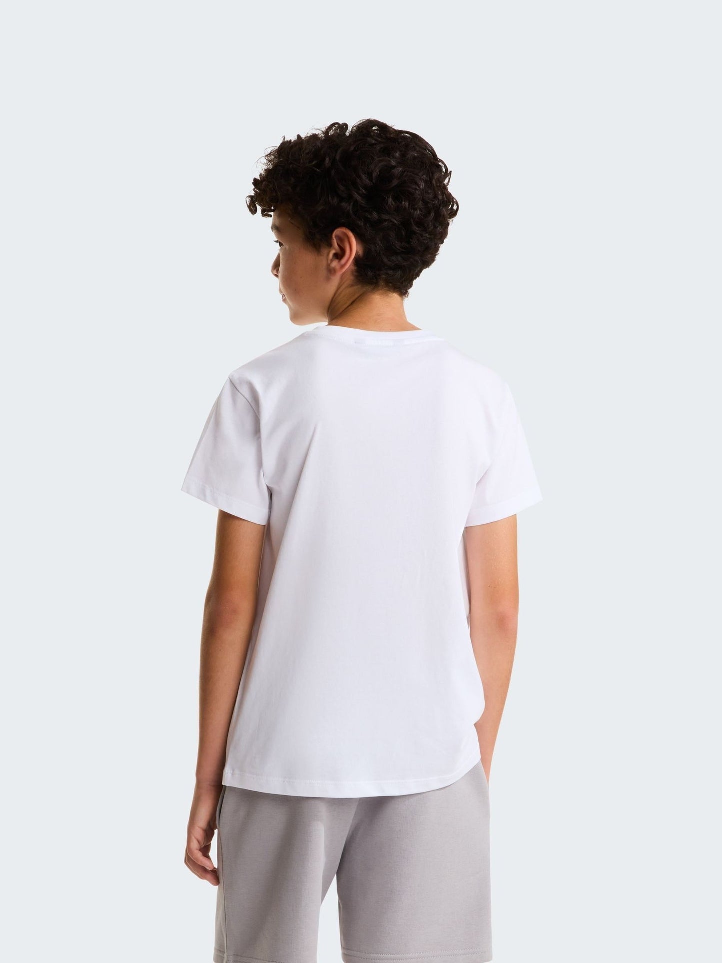 The North Face White Liquid Logo Graphic Relaxed T-Shirt image 3