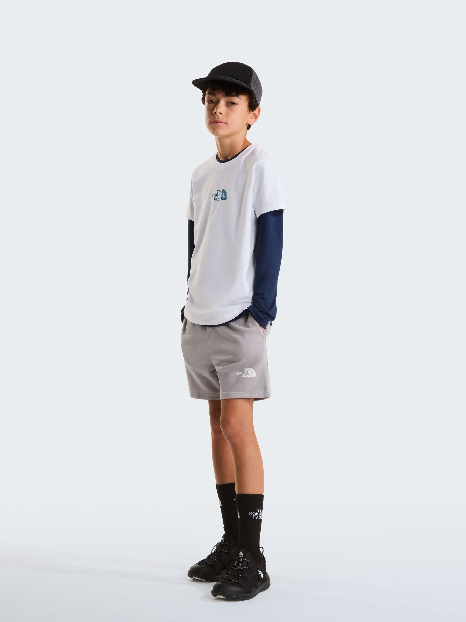 The North Face White Liquid Logo Graphic Relaxed T-Shirt image 5