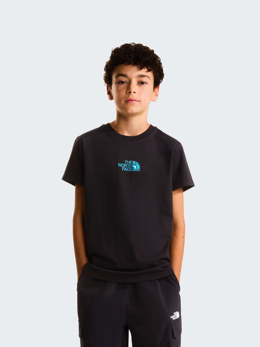 The North Face Black Liquid Logo Graphic Relaxed T-Shirt image 2