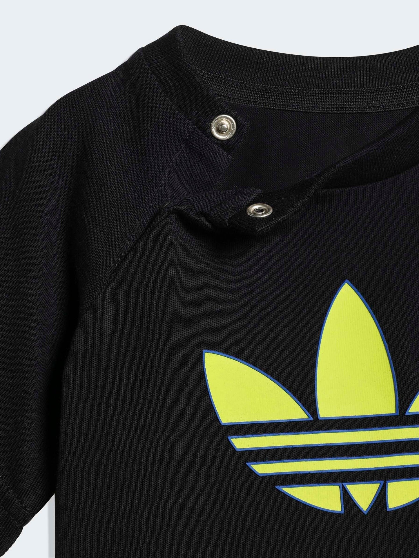 adidas Originals Black Trefoil Top and Shorts Infant Set image 4