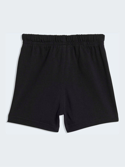 adidas Originals Black Trefoil Top and Shorts Infant Set image 6