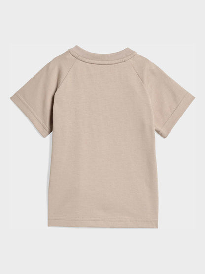 adidas Originals Neutral Trefoil Top and Shorts Infant Set image 3