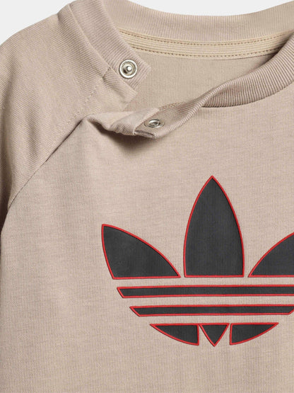 adidas Originals Neutral Trefoil Top and Shorts Infant Set image 6