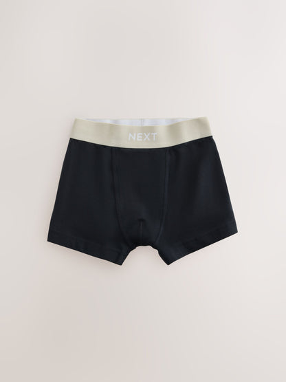 Dsiney Kidz - Black with Central Logo Waistband Trunks 5 Pack (1.5-16yrs) image 4