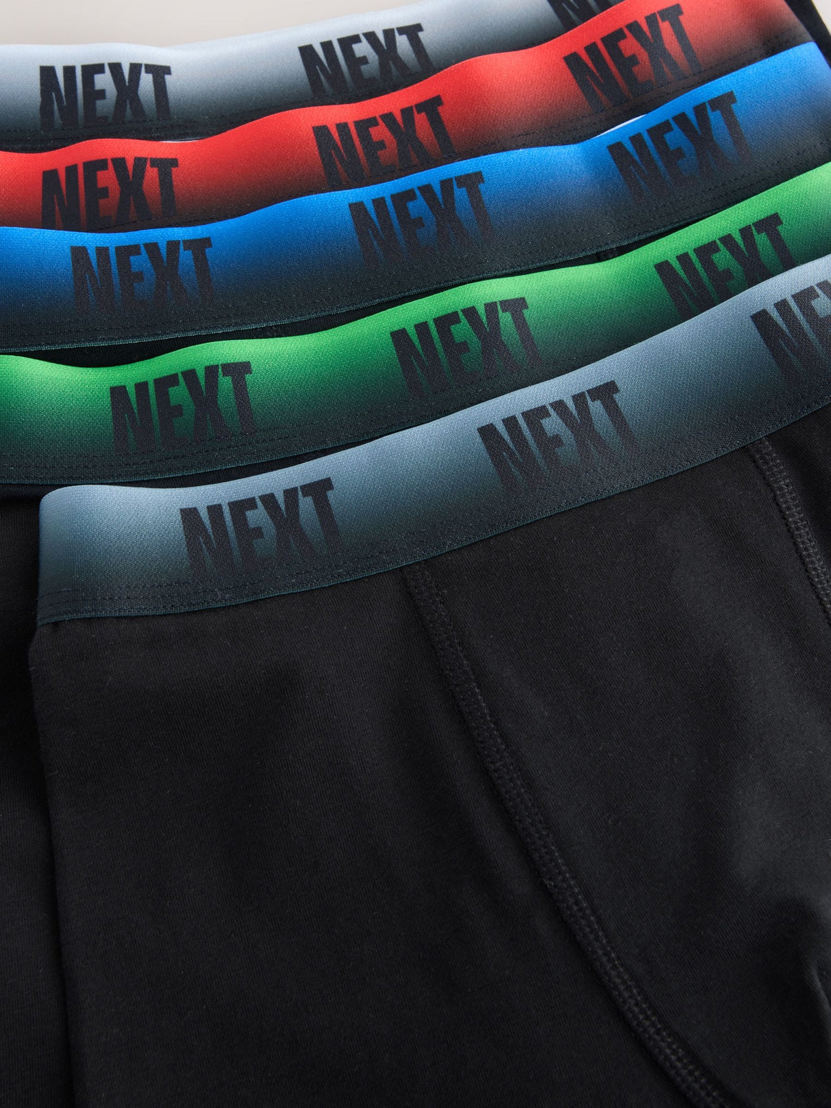 Dsiney Kidz - Black with Ombre Waistband Trunks 5 Pack (1.5-16yrs) image 8