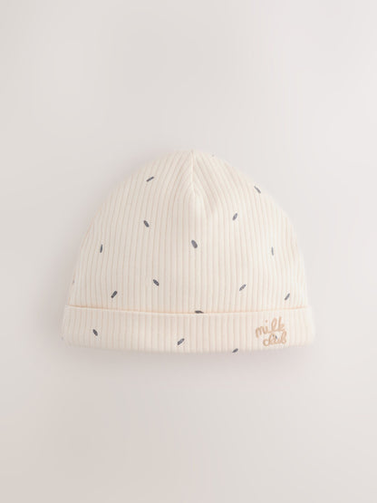 Neutral Milk Club Baby Hat & Bib Set (0-12mths) image 3