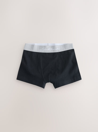 Dsiney Kidz - Black Subscribe Waistband Trunks 7 Pack (2-16yrs) image 4