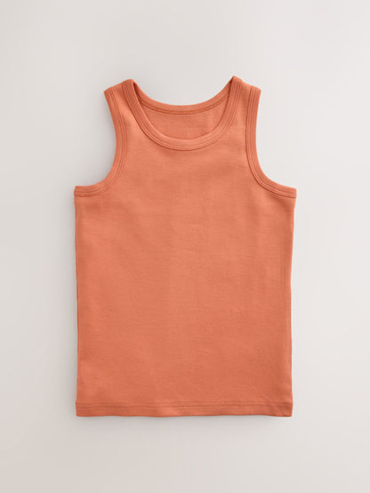 Dsiney Kidz - Warm Terracotta Vests 5 Pack (1.5-16yrs) image 5