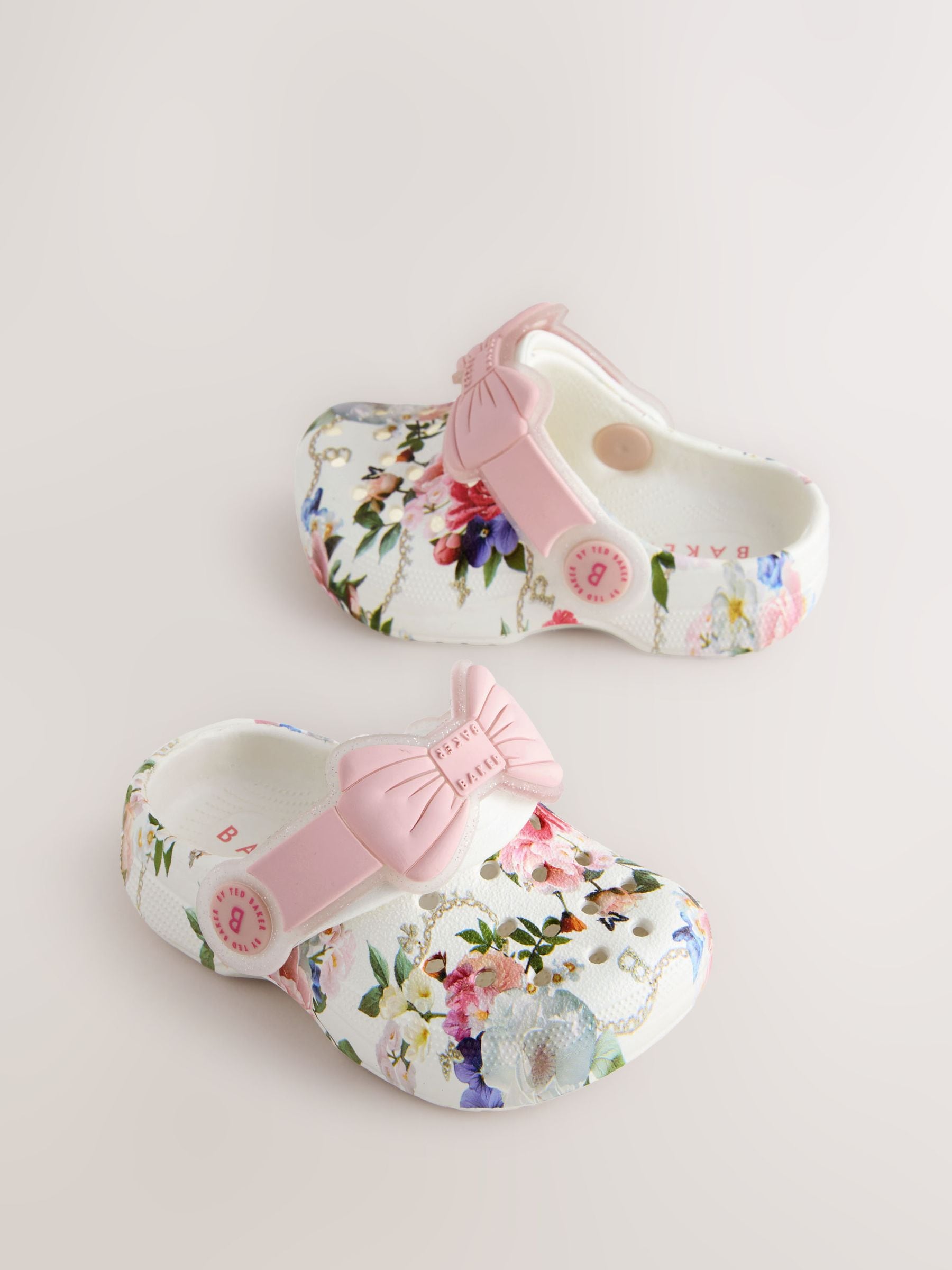 Baker by Ted Baker Baby Girls Clog Sandals With Bow image 1