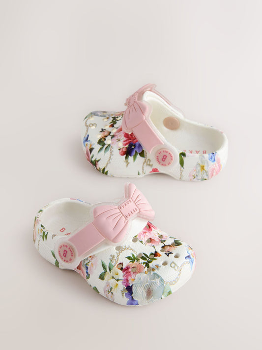 Baker by Ted Baker Baby Girls Clog Sandals With Bow image 1
