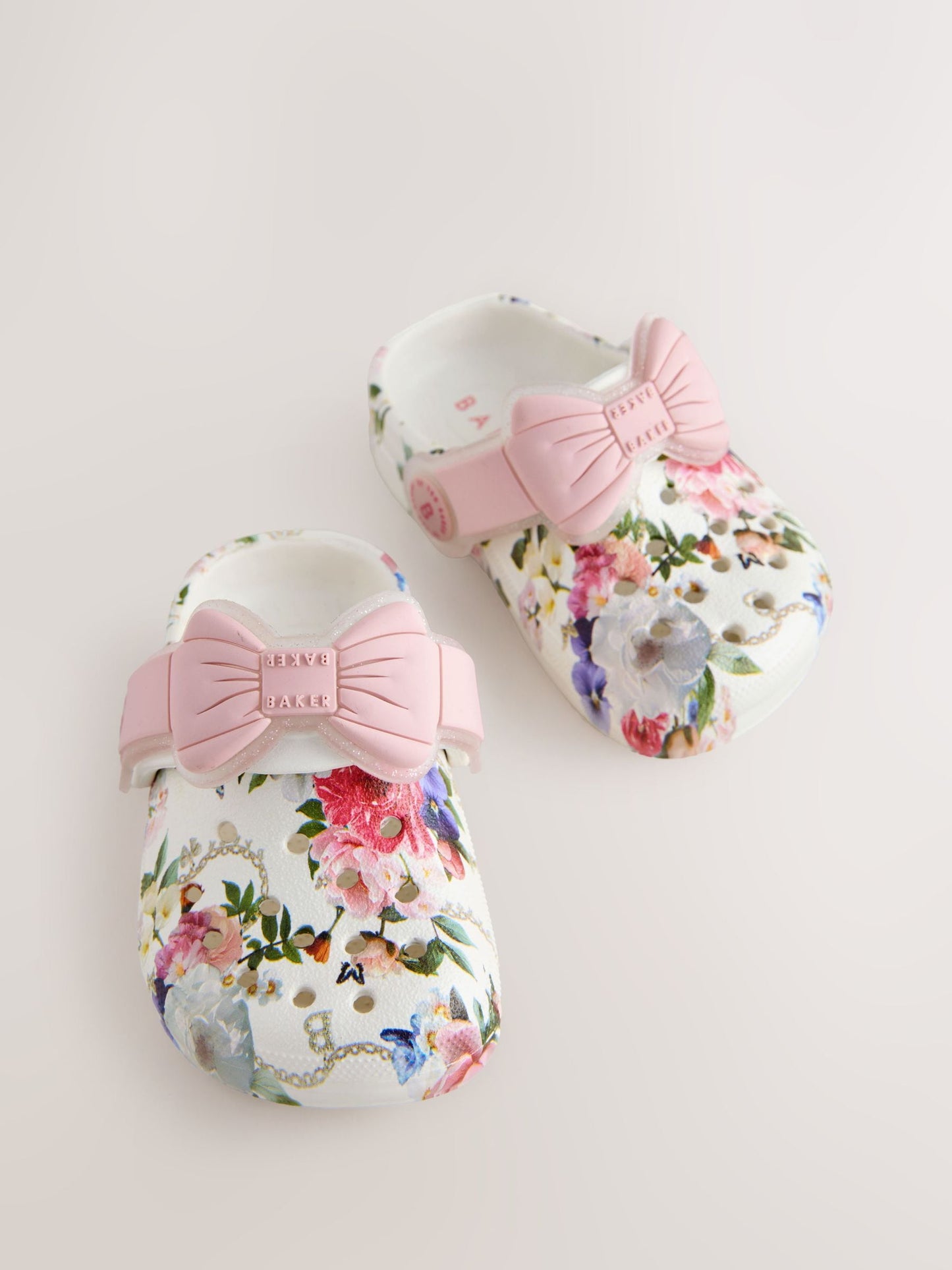 Baker by Ted Baker Baby Girls Clog Sandals With Bow image 3