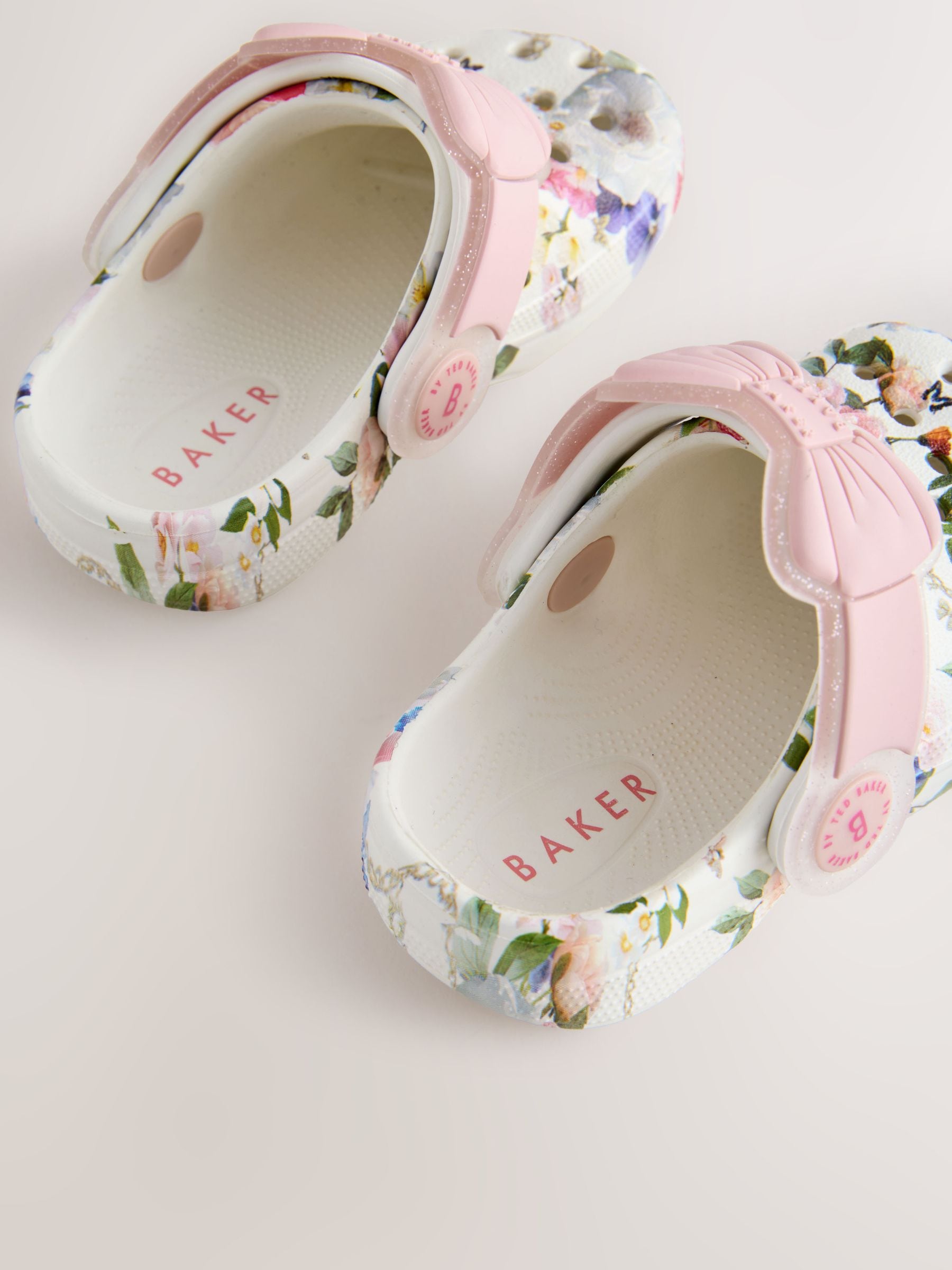 Baker by Ted Baker Baby Girls Clog Sandals With Bow image 4