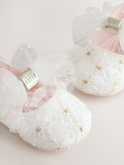 Baker by Ted Baker Baby Occasion Corsage Mary Jane Padder Shoes image 3