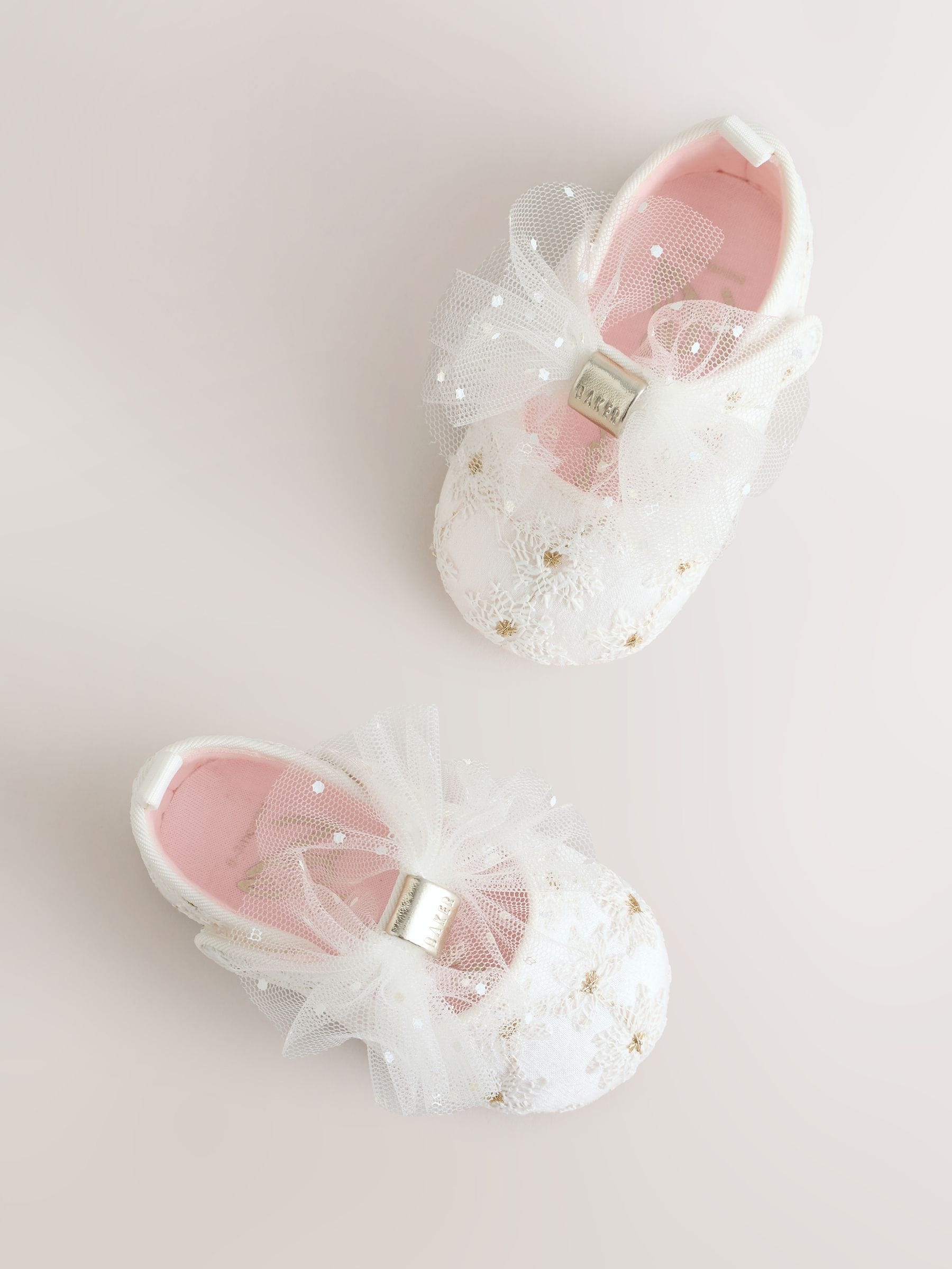 Baker by Ted Baker Baby Occasion Corsage Mary Jane Padder Shoes image 5