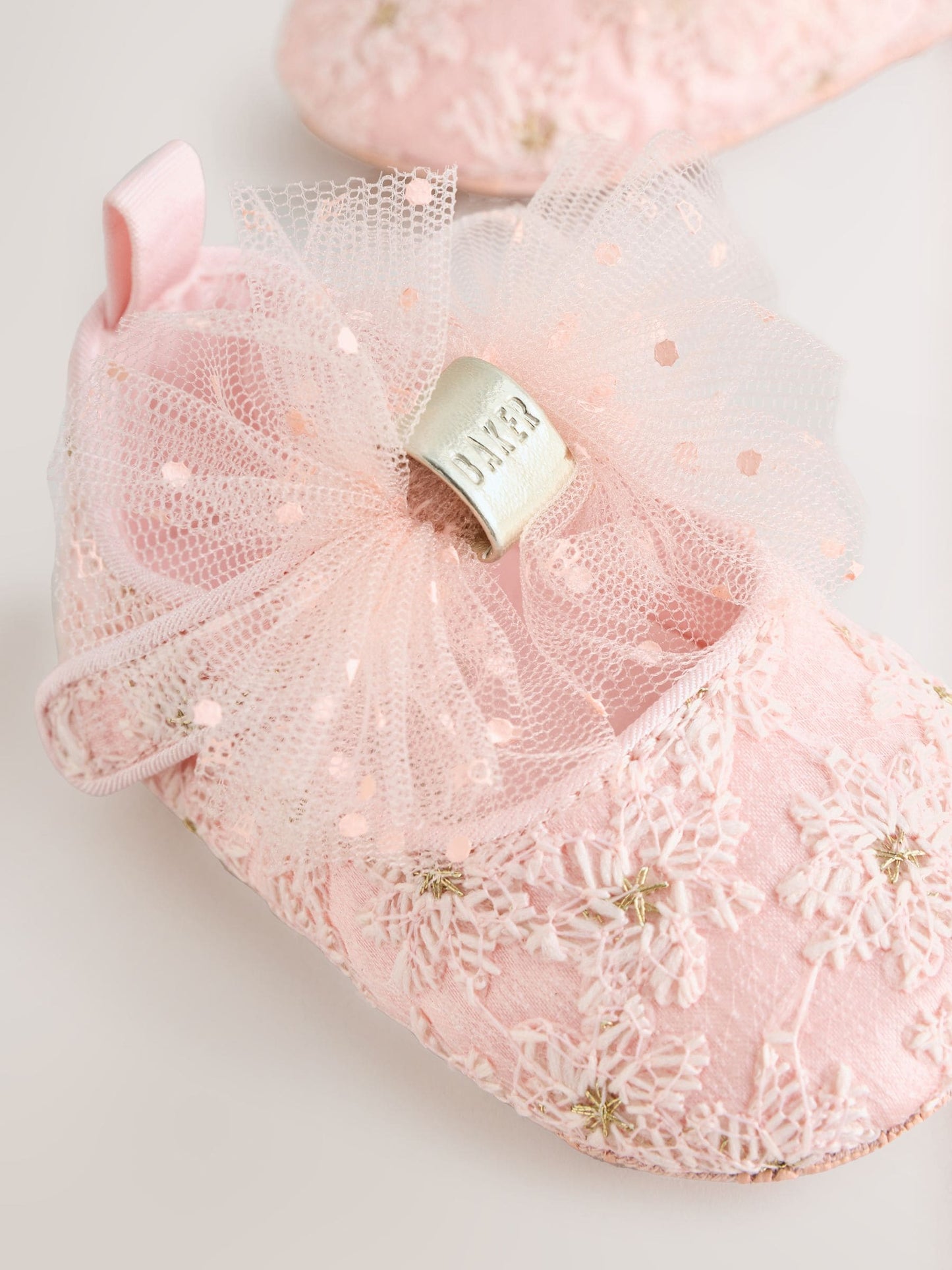 Baker by Ted Baker Baby Occasion Corsage Mary Jane Padder Shoes image 4