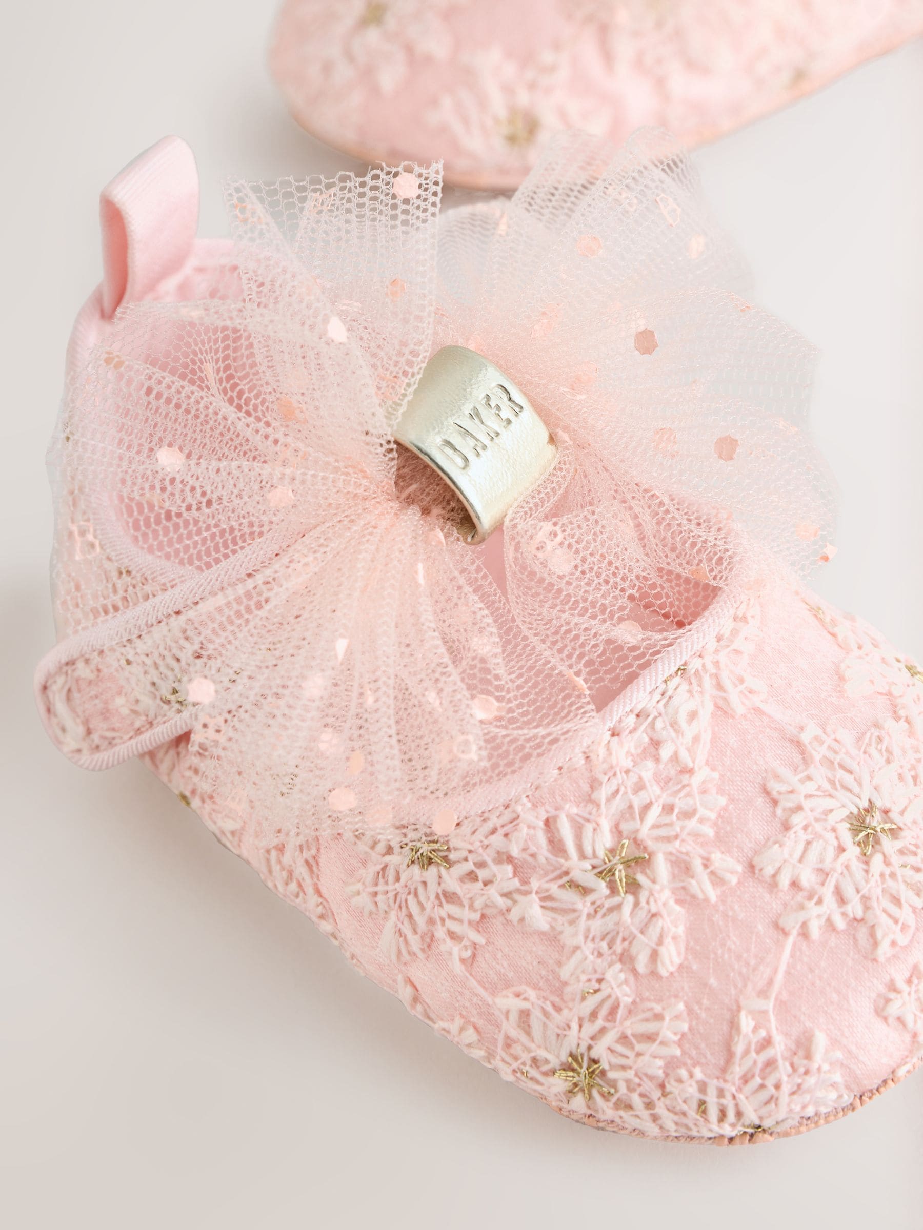 Baker by Ted Baker Baby Occasion Corsage Mary Jane Padder Shoes image 4