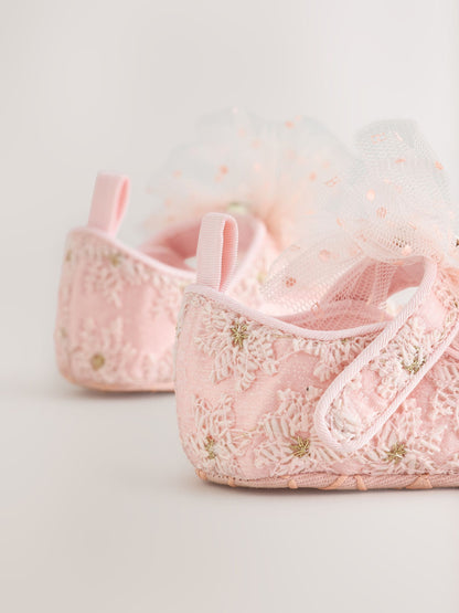 Baker by Ted Baker Baby Occasion Corsage Mary Jane Padder Shoes image 5