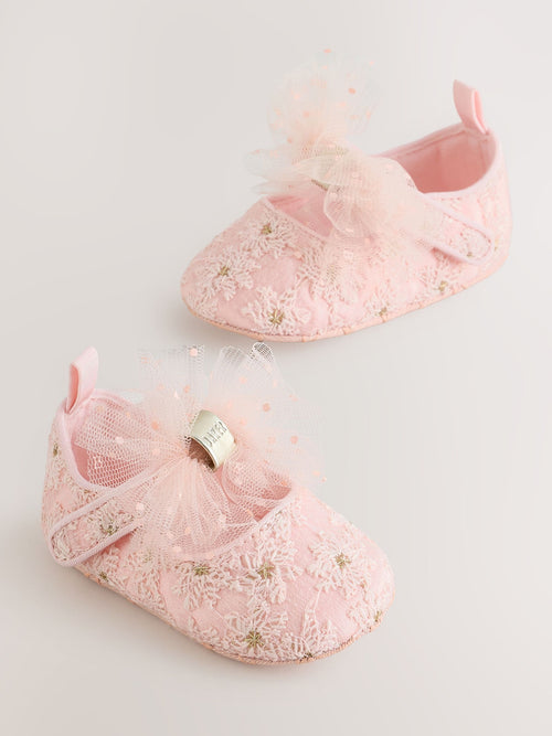 Dsiney Kidz - Baker by Ted Baker Baby Occasion Corsage Mary Jane Padder Shoes image 1