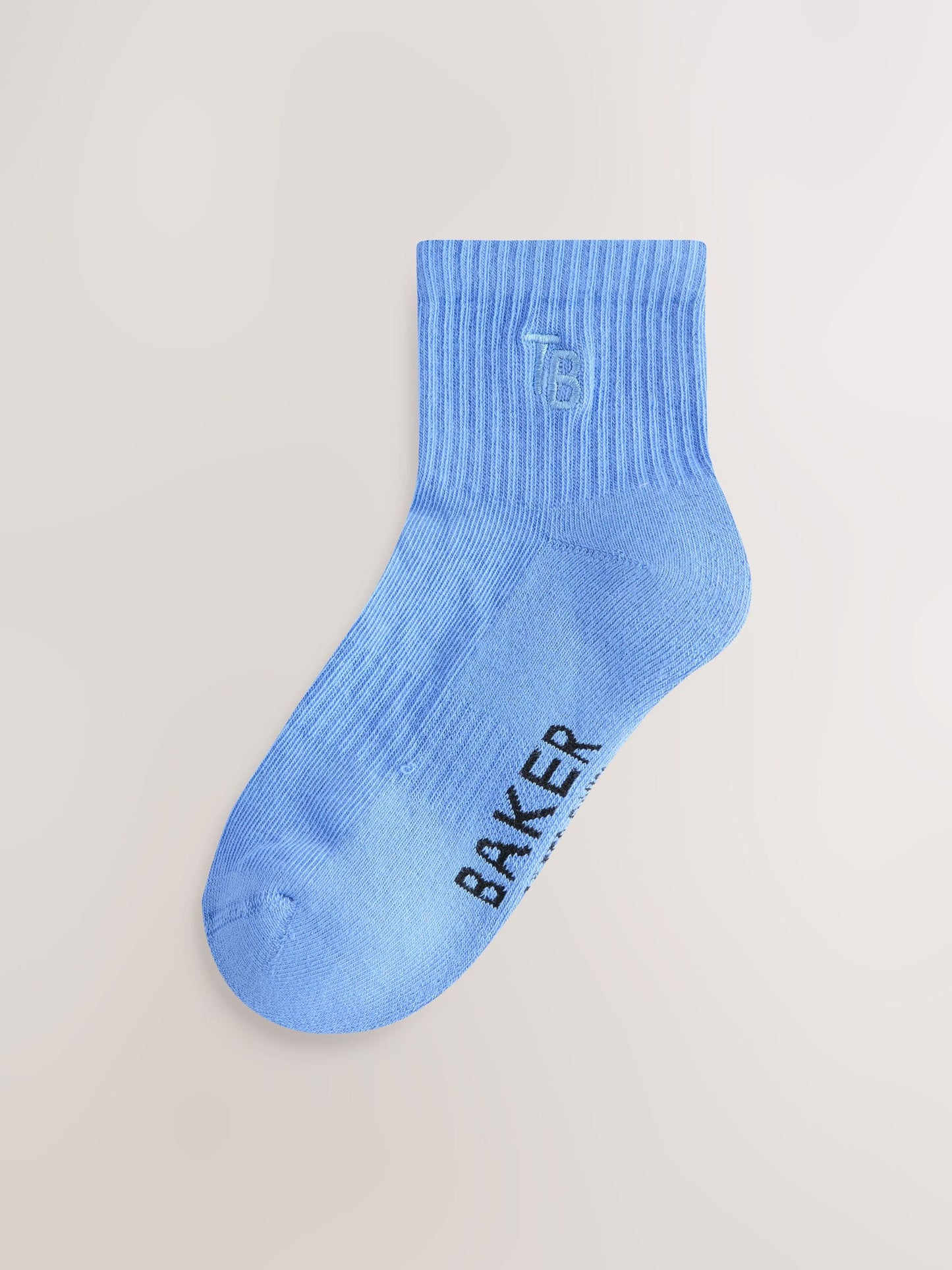 Baker by Ted Baker Ribbed Cushioned Sole Socks 6 Pack image 2