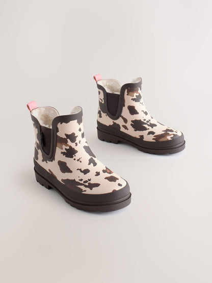 Cow Print Chelsea Wellies image 1