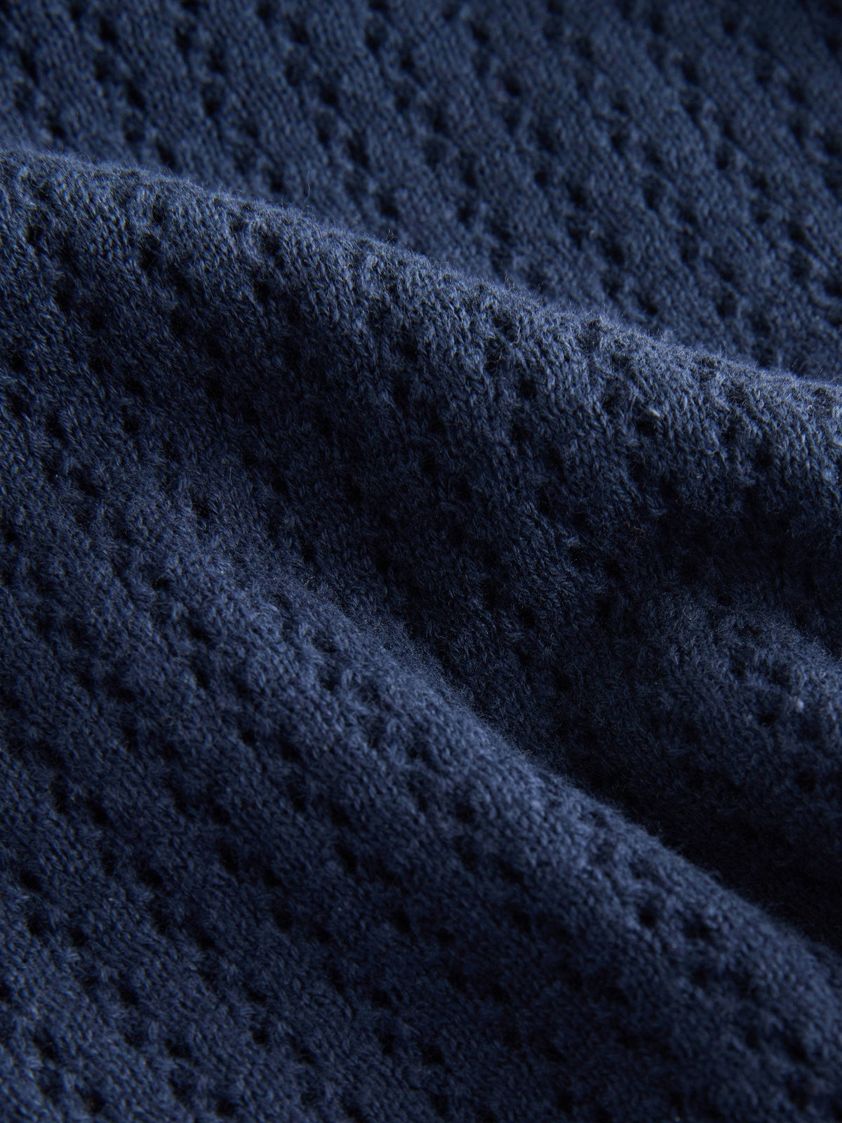 Dsiney Kidz - Navy Blue Knitted Button Through Polo Shirt (3-16yrs) image 8