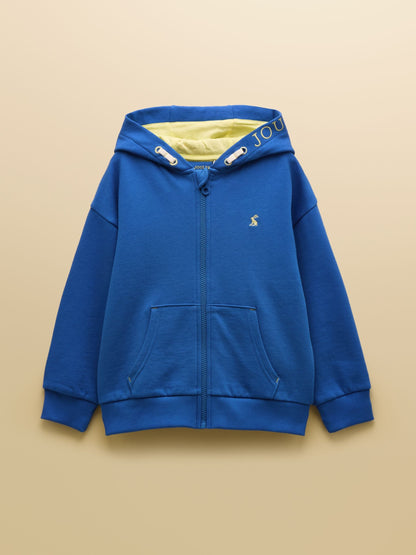Dsiney Kidz - Joules Boys' Rex Blue Zip Through Hoodie image 1