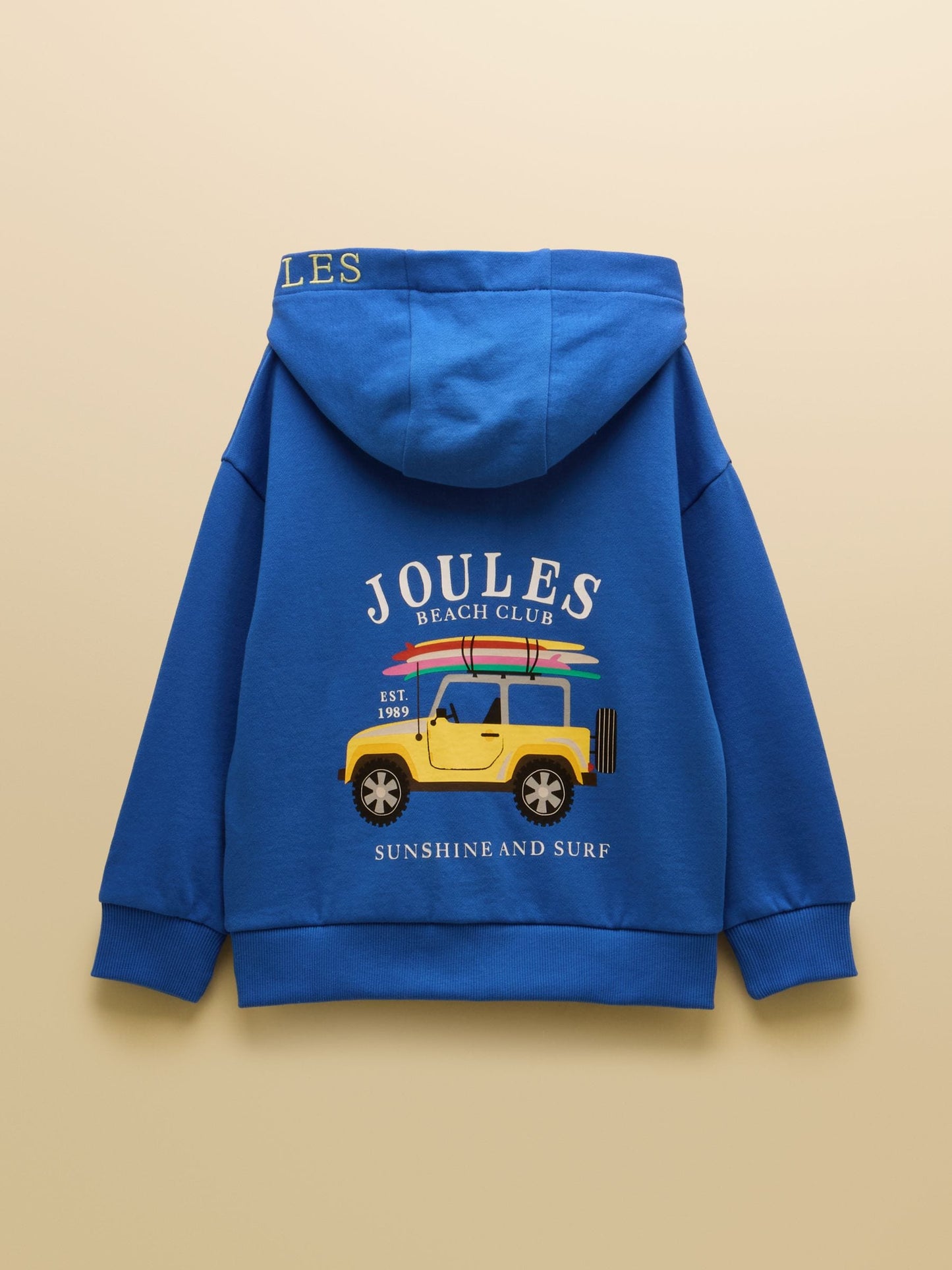 Dsiney Kidz - Joules Boys' Rex Blue Zip Through Hoodie image 2