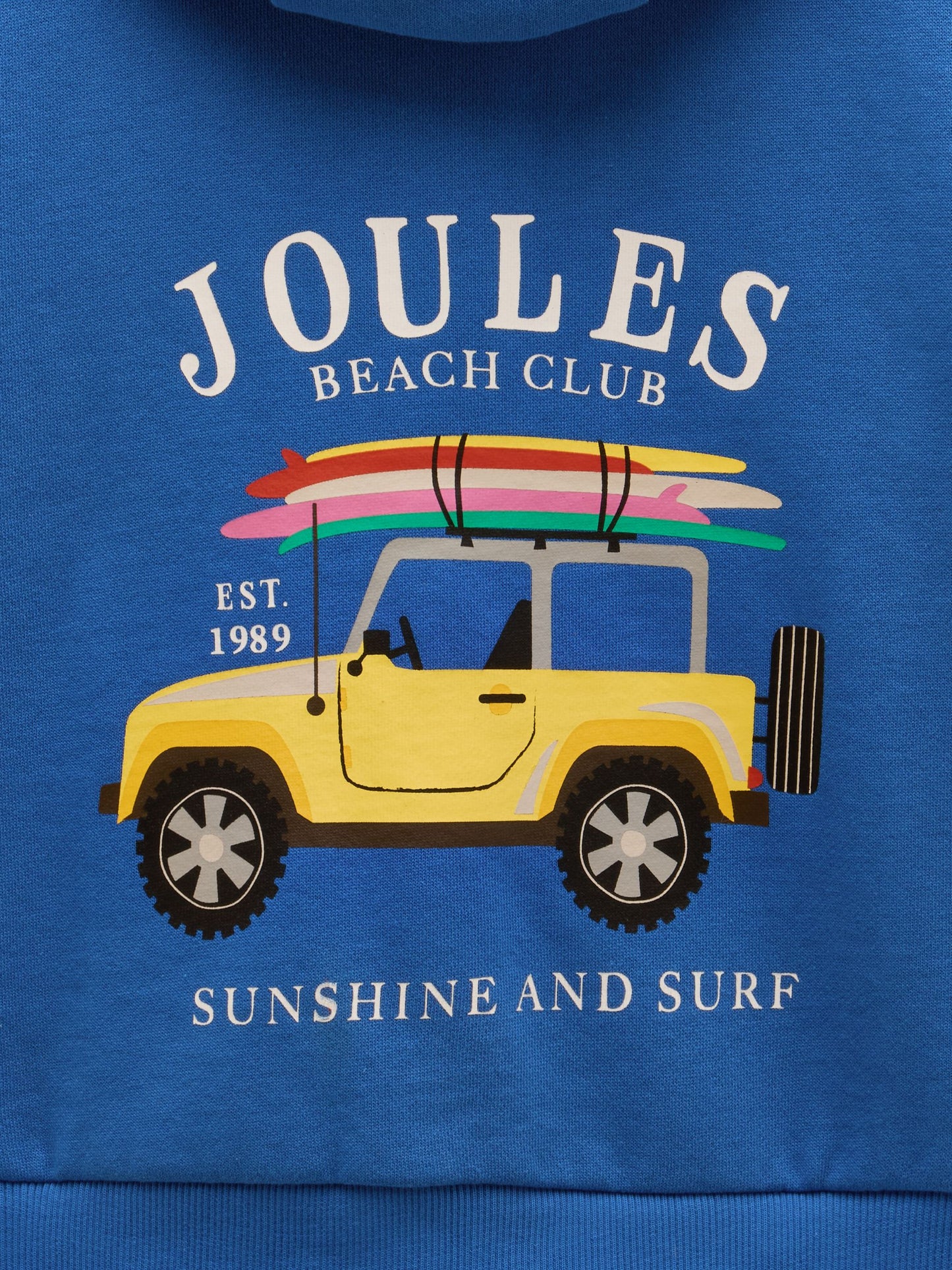 Dsiney Kidz - Joules Boys' Rex Blue Zip Through Hoodie image 4