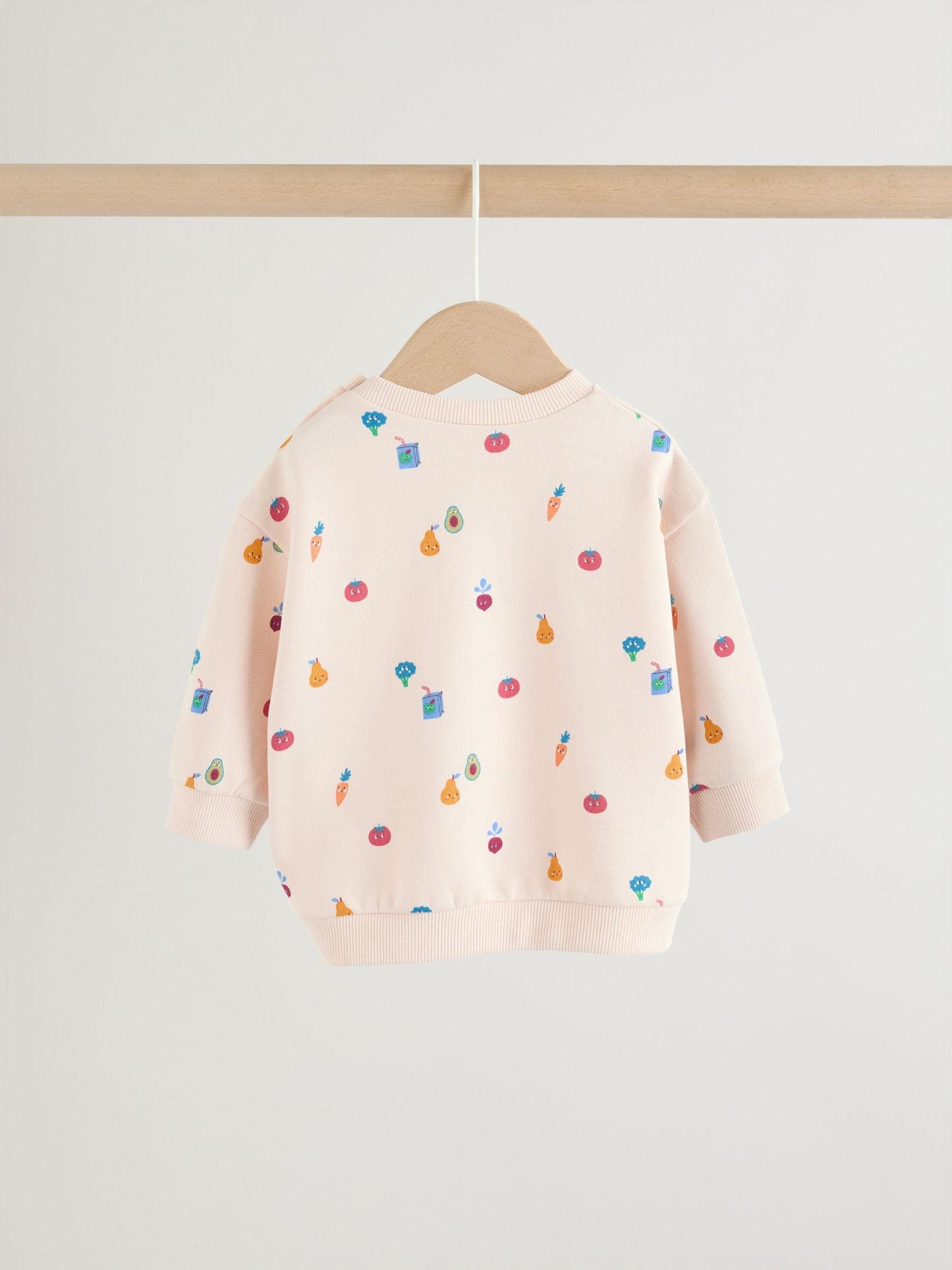 Bright Veg Print Sweat Top and Joggers Baby Set (0mths-2yrs) (0mths-2yrs) image 7
