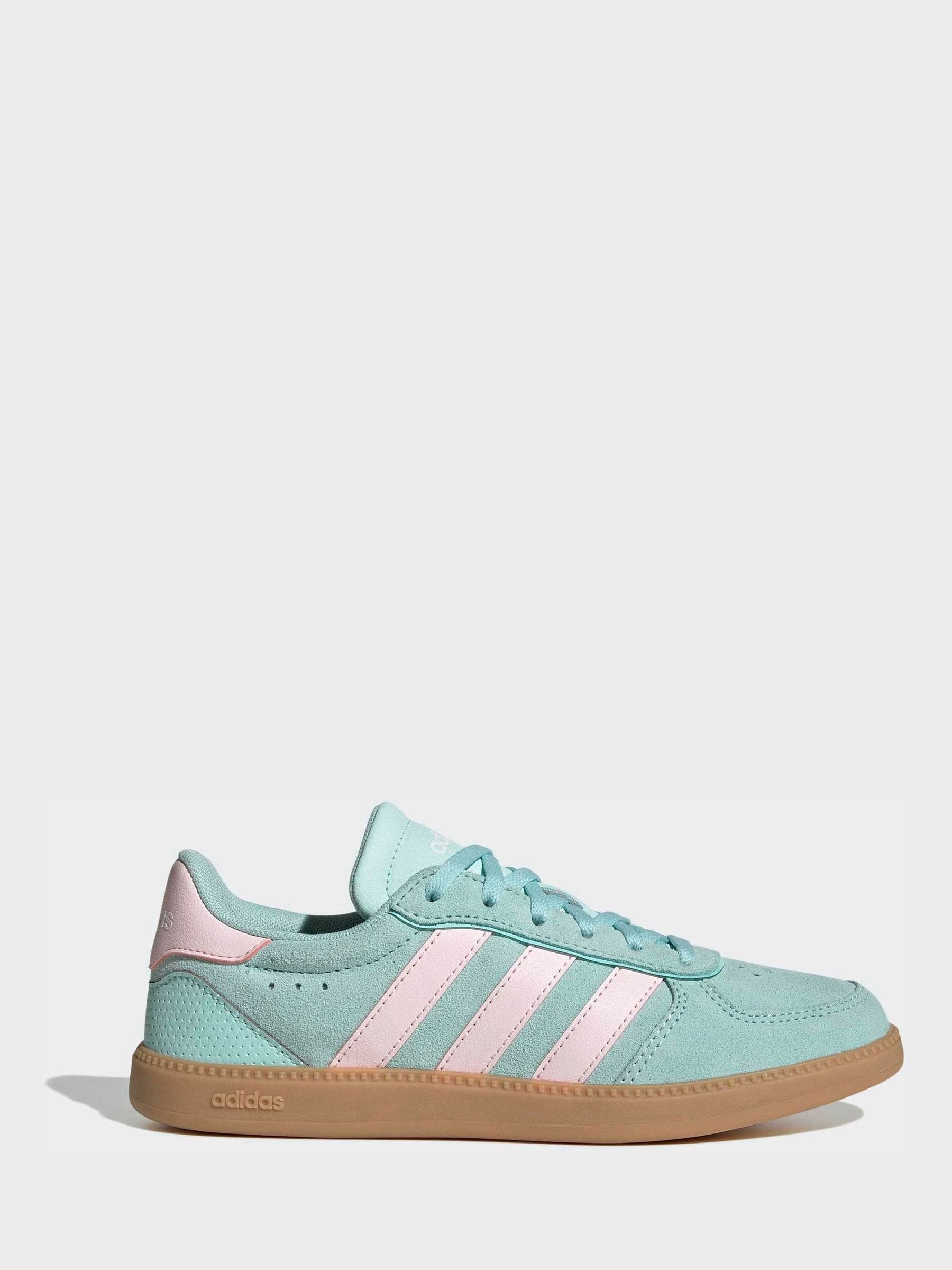 adidas Aqua Blue Breaknet Sleek Junior Trainers image 1