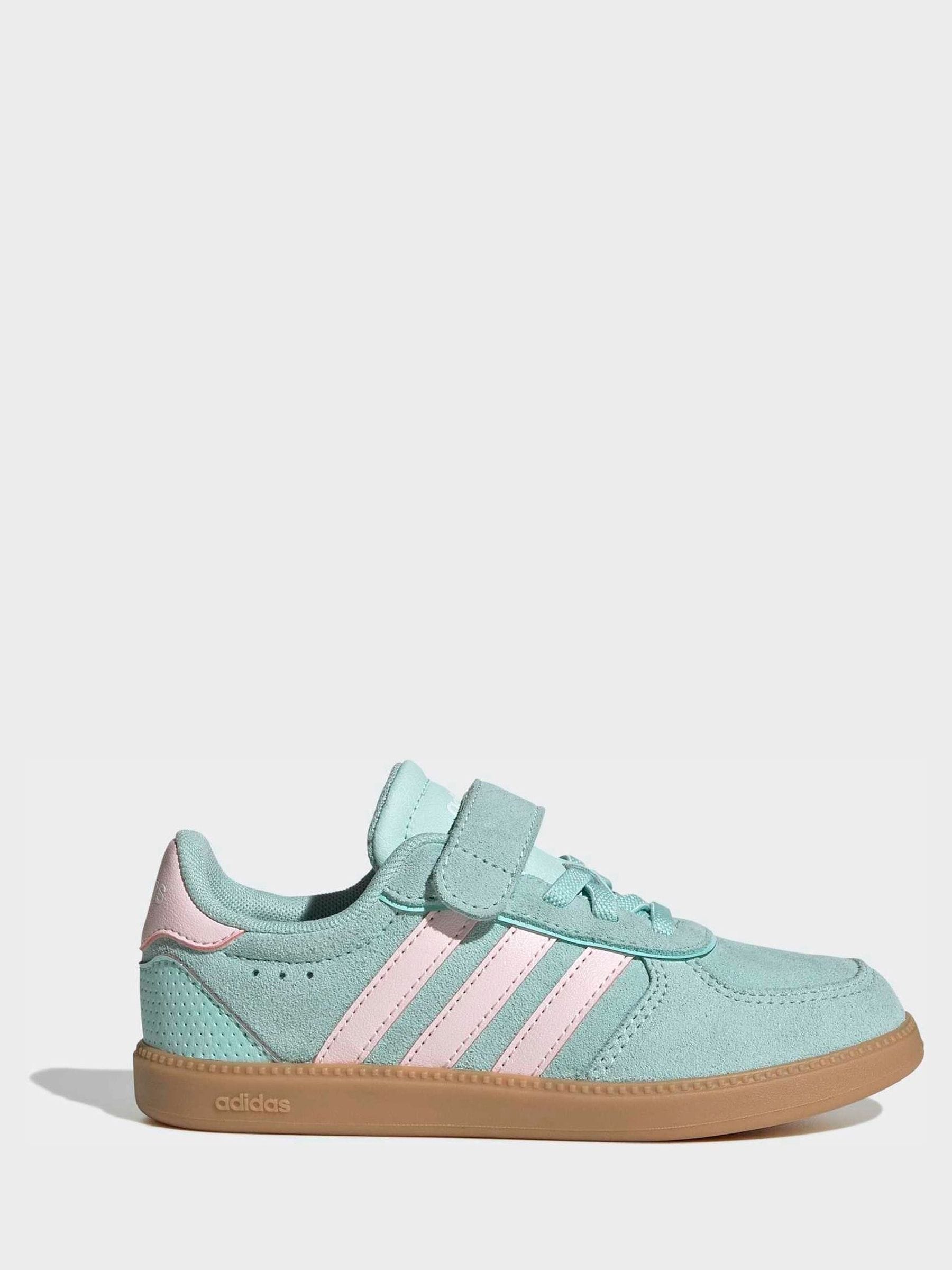 adidas Aqua Blue Breaknet Sleek Kids Trainers image 1