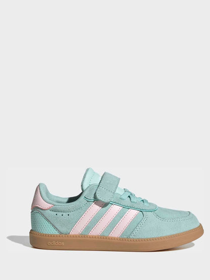 adidas Aqua Blue Breaknet Sleek Kids Trainers image 1